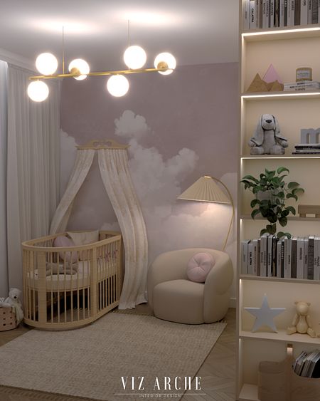 Pokój dziewczynki - niemowlaka.